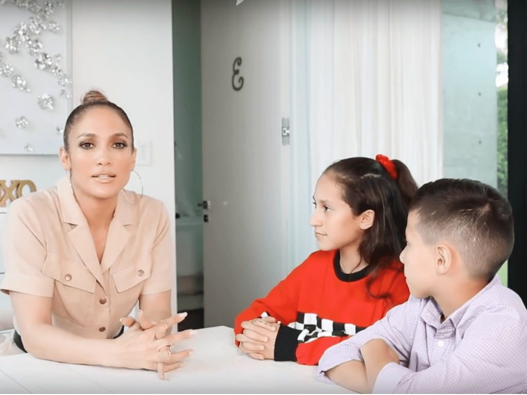 Jennifer Lopez Twins Emme And Max Put Her In Hot Seat During YouTube Interview Video ...