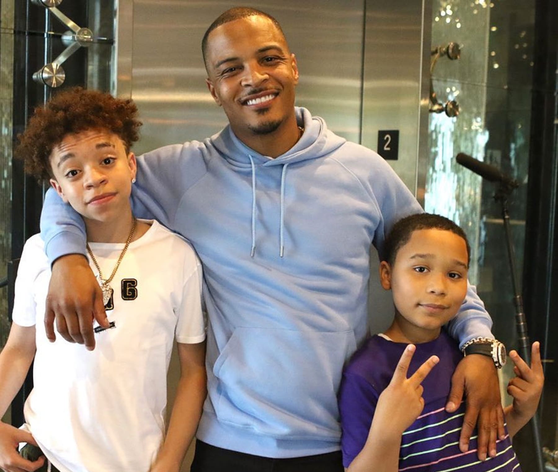 T I Praises His Son King Harris See The Message About His Talented