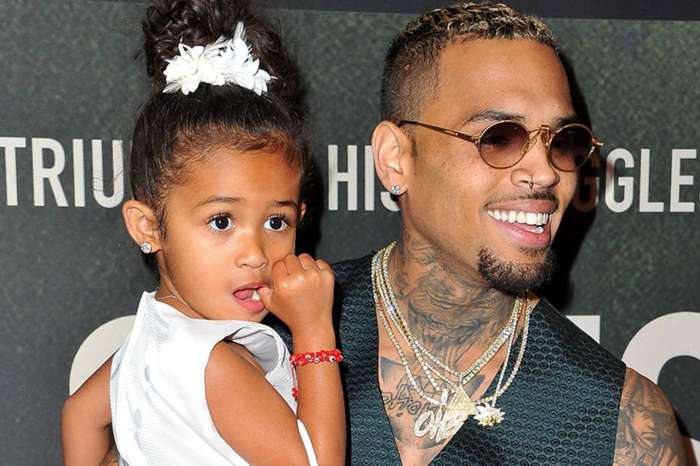 Chris Brown's Daughter Royalty Is Very Excited For His Christmas Movie And This Video Captured Some Of It