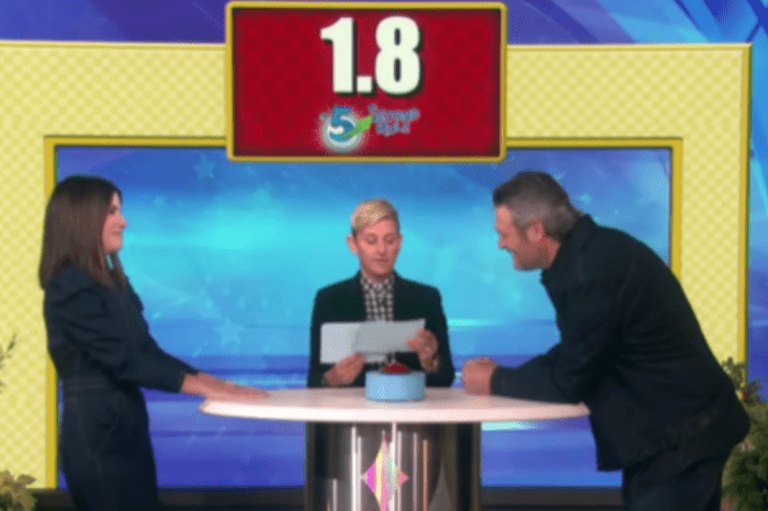 Sandra Bullock And Blake Shelton Play Hilarious Game Of '5 Second Rule' On 'Ellen'