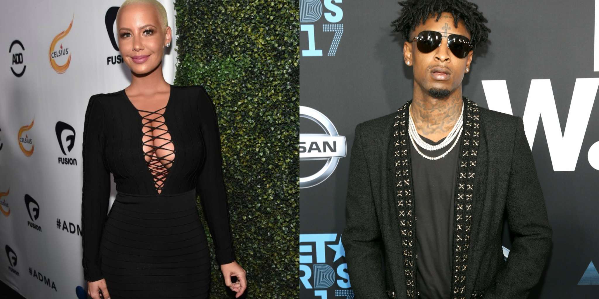 21 Savage Says He And Amber Rose Are 'Cool'