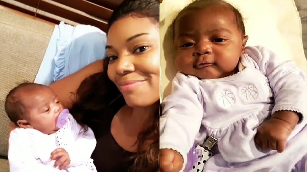 Gabrielle Union Spends Her First Christmas With Baby Kaavia - Check Out The Photo