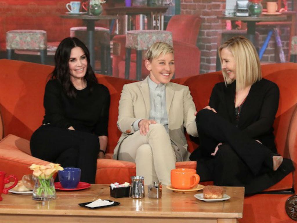 Courteney Cox Has Friends Reunion With Lisa Kudrow Thanks To Ellen DeGeneres ...