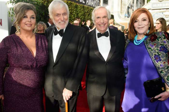 Dick Van Dyke And Henry Winkler Walk The Golden Globes Red Carpet As 'Happy Days' Cast Give Message To 'Barry' Star