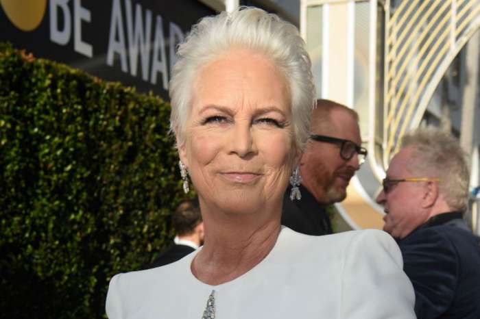 Jamie Lee Curtis Brings Pro-Aging To The Golden Globes With Gorgeous White Hair And Matching Ensemble