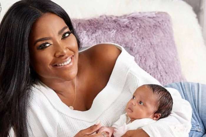 Kenya Moore Shares A Photo With Baby Brooklyn Right After Her Birth - Witness The First Time Kenya Held Her Baby