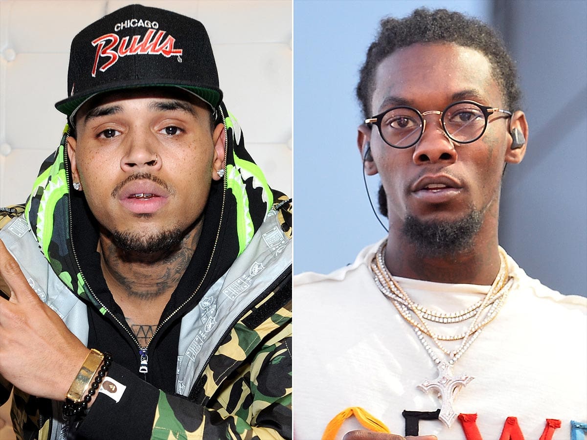Chris Brown Slams Offset For Calling Him 'Lame' After Dissing 21 Savage