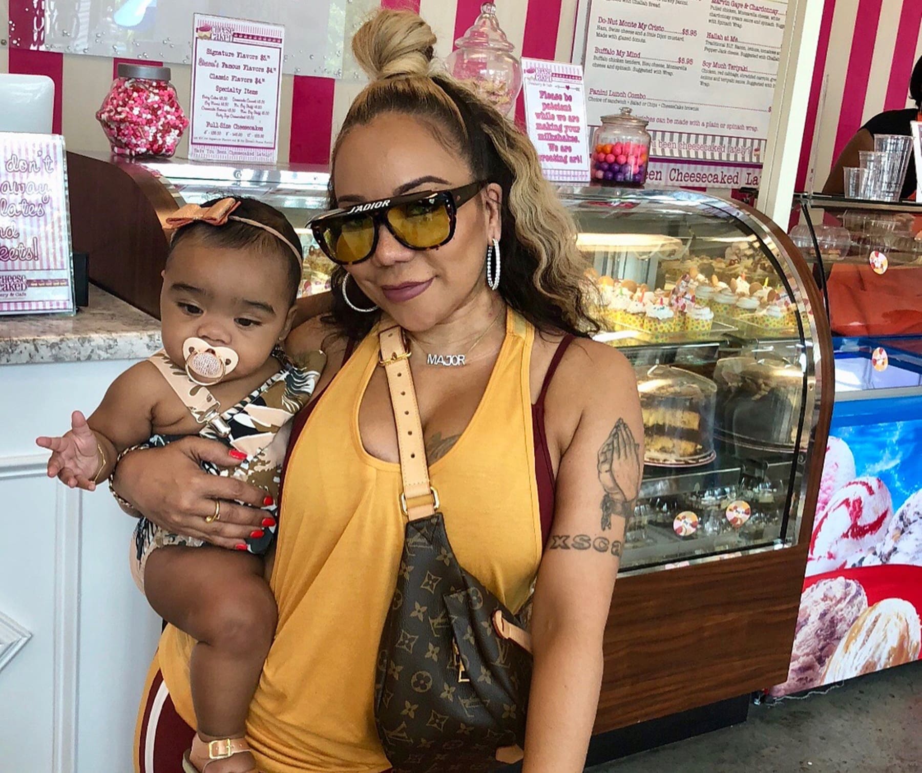 Tiny Harris' Photo With Toya Wright's Daughter Reign Rushing Can Make Anyone Smile