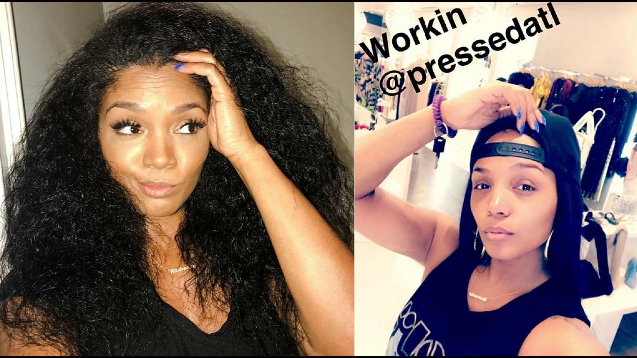 Rasheeda Frost Shows Her Natural Hair In A Comfy Look At Work - Check Out Her Latest Video From Pressed Boutique