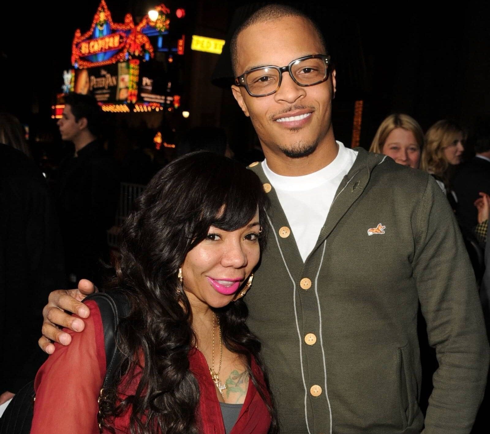 T.I. And Tiny Harris Have A Solemn Air At The Historical Nipsey Hussle's Memorial Service And Fans Respect The Harris Family's Empathy - See The Photo That Tip Shared