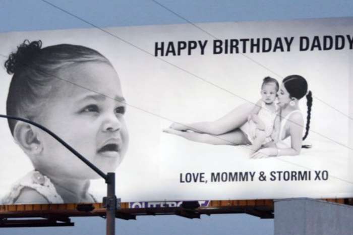 Kylie Jenner Bought A Billboard Featuring Her And Stormi For Travis Scott's Birthday
