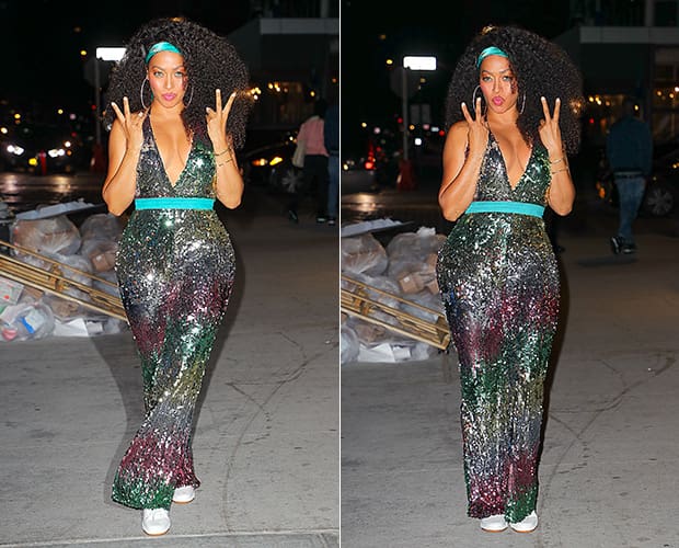 lala-anthony-in-plunging-sequined-jumpsuit