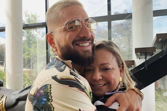 Maluma Defends Picture Showing Him Kissing His Mother, Marlli Arias, On The Lips -- 'It Is A Cultural Thing'
