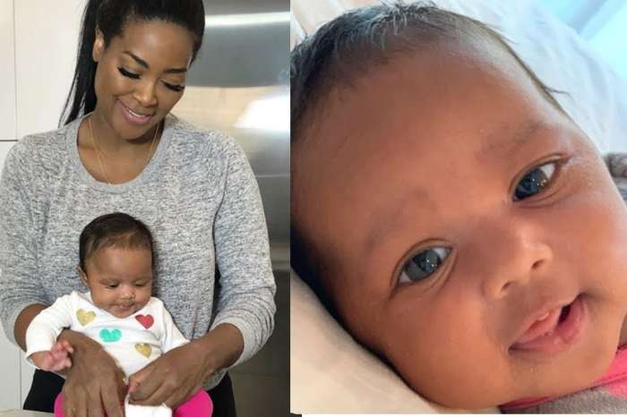 Kenya Moore Proudly Shows Off Baby Brooklyn After She Got Her Ears Pierced