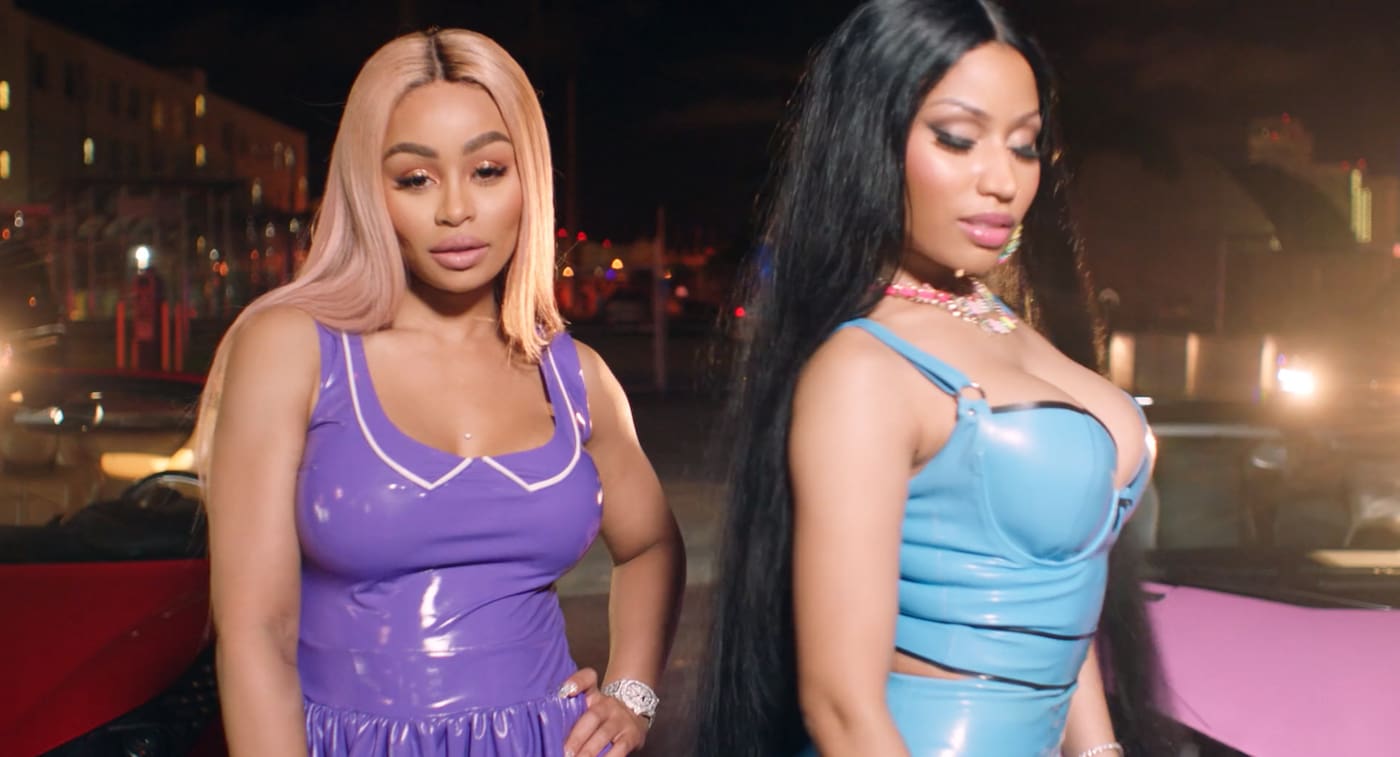Nicki Minaj And Blac Chyna's Fans Believe That These Two Linked Up For Megatron Video
