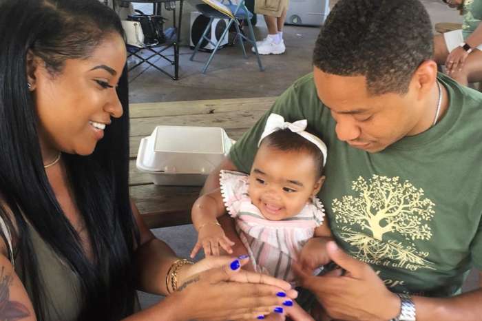 Toya Wright's Video With Robert Rushing Teaching Baby Reigny To Swim Have Fans In Awe