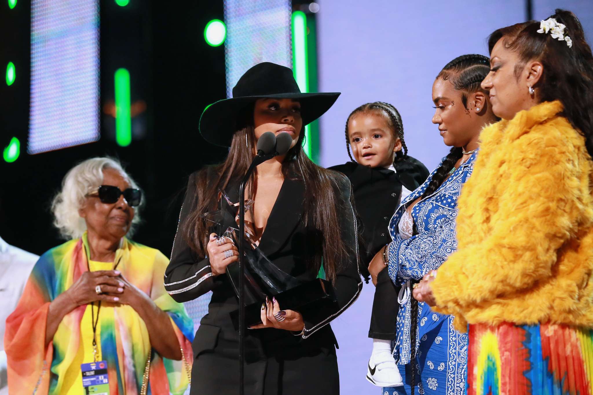 Lauren London Is Beyond Emotional While Accepting Nipsey Hussle's Humanitarian Award At The 2019 BET Awards - See The Clip