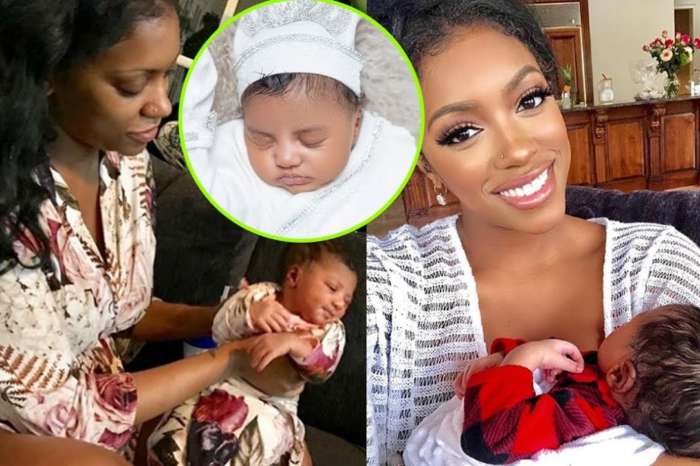 Porsha Williams Slammed After Posting A Pic Of Baby PJ Napping On Her Belly