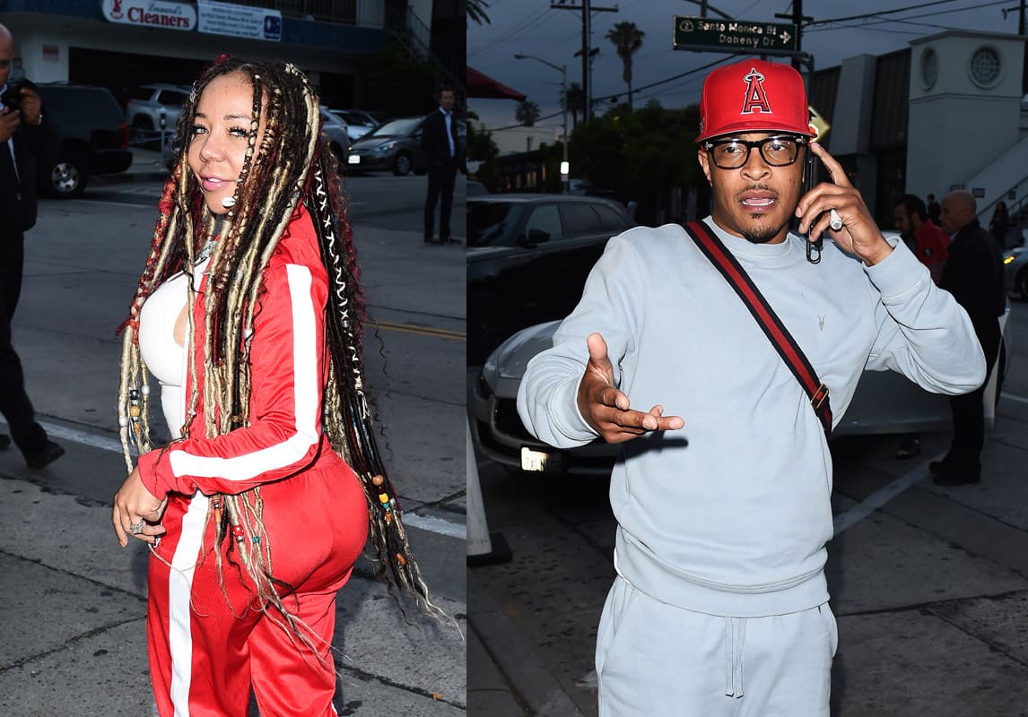 T.I. Congratulates Offset And Cardi B On Their Recent Awards, But Fans Are Debating Tiny Harris' Look For The Ceremony
