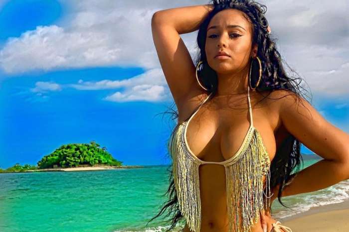 Jordan Craig Leaves Little To Tristan Thompson's Imagination In Gold Bathing Suit Pictures Amid Rumors She Is Bonding With Khloe Kardashian's Ex