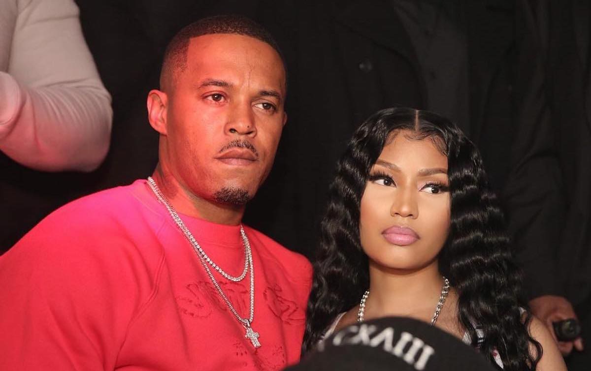 Nicki Minaj Looks Stunning In A Red Dress While Posing With Her Man, Kenneth Petty