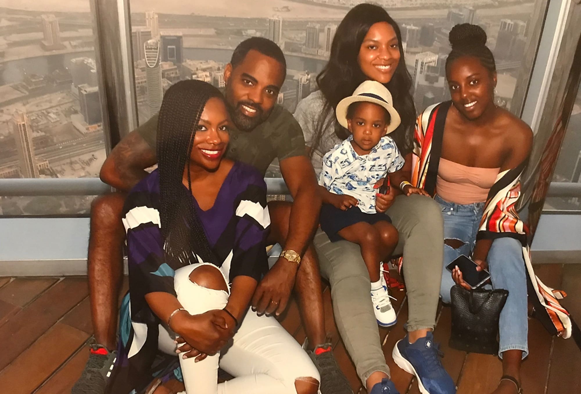 Kandi Burruss Poses With Todd Tucker, Riley Burruss, Kaela Tucker, And Ace Wells Carter And Fans Are Here For It