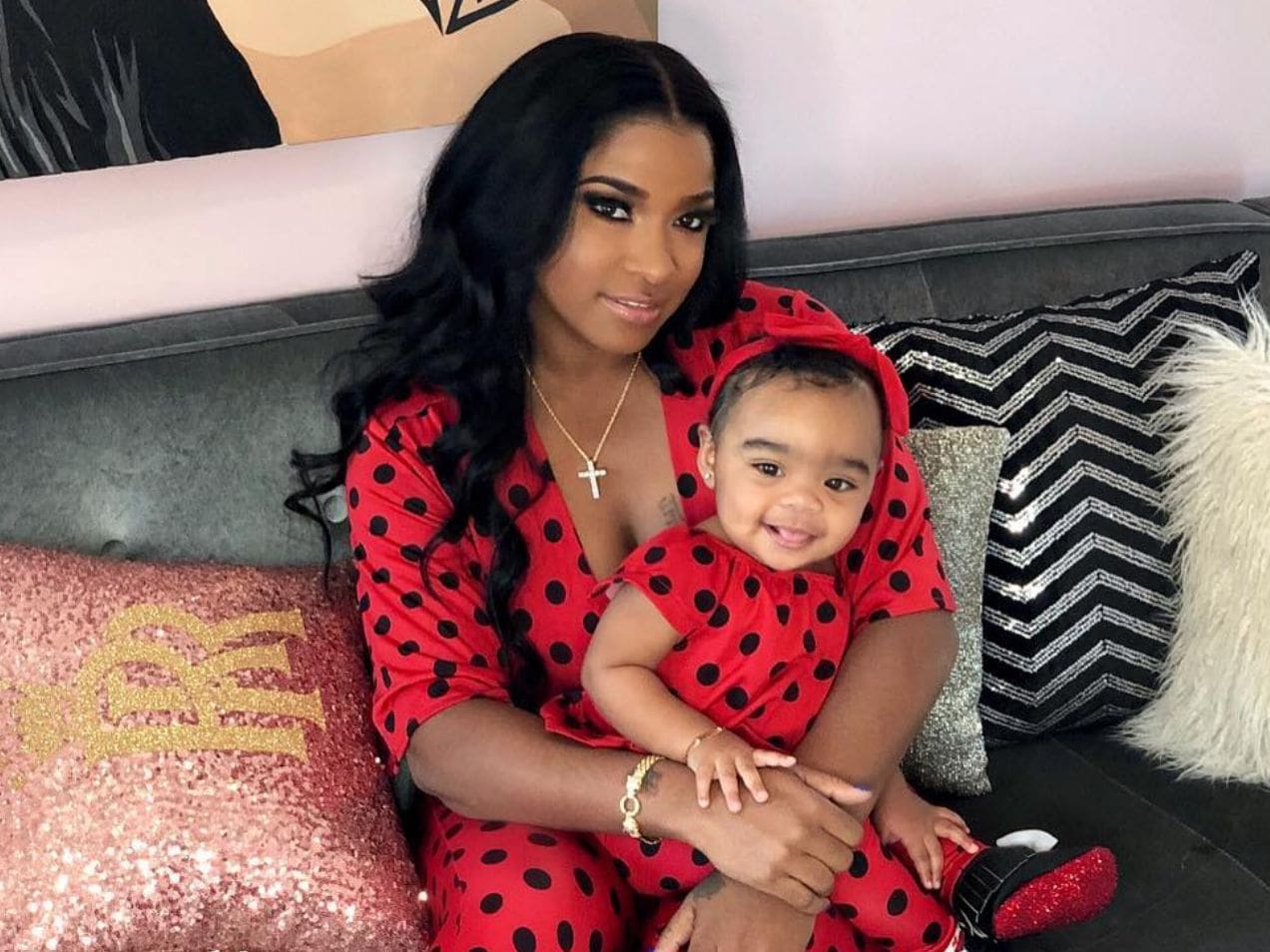 Toya Wright Poses With Her Baby Girl Reign Rushing And Fans Are Here For It