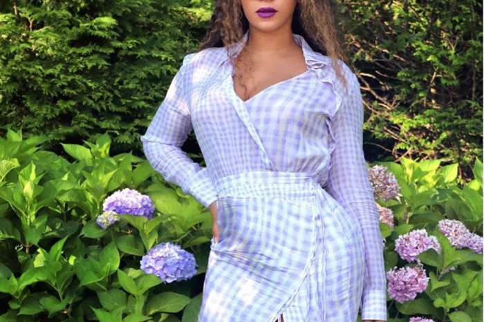 Beyoncé Cleverly Uses Gingham Pattern To Possibly Camouflage Something In New Hamptons Pictures
