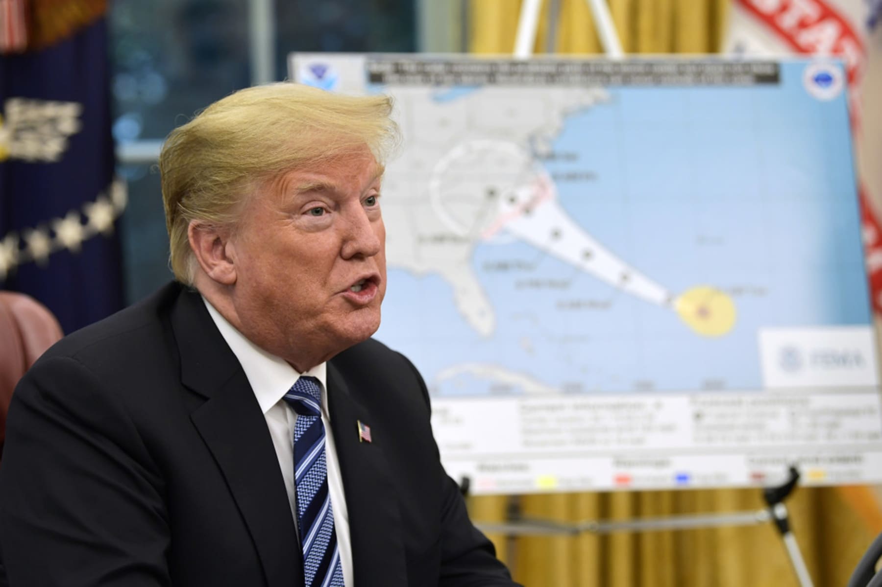 Donald Trump Nuking Hurricanes Hoax