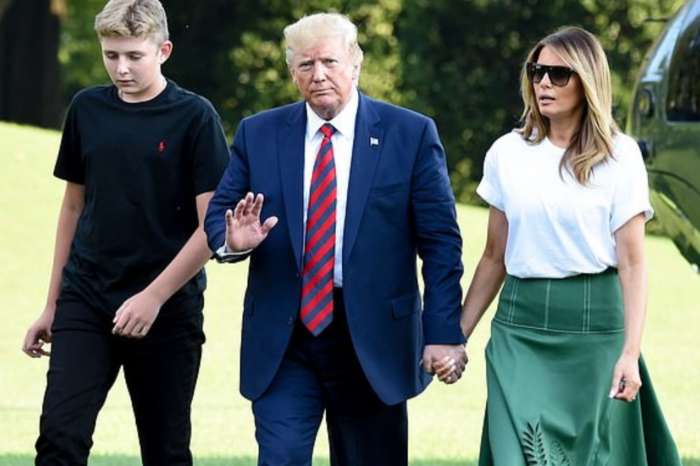Barron Trump Takes After His Model Mother As Thirteen Year Old Stands Over Six Feet And Displays Melania's Good Looks