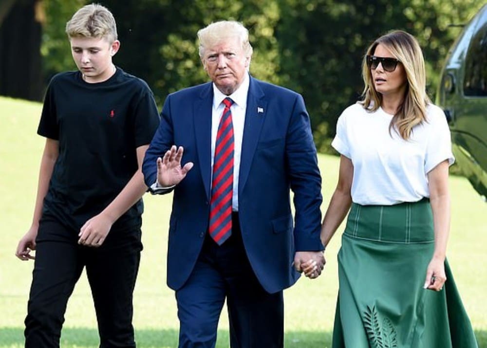 Barron Trump Takes After His Model Mother As Thirteen Year Old