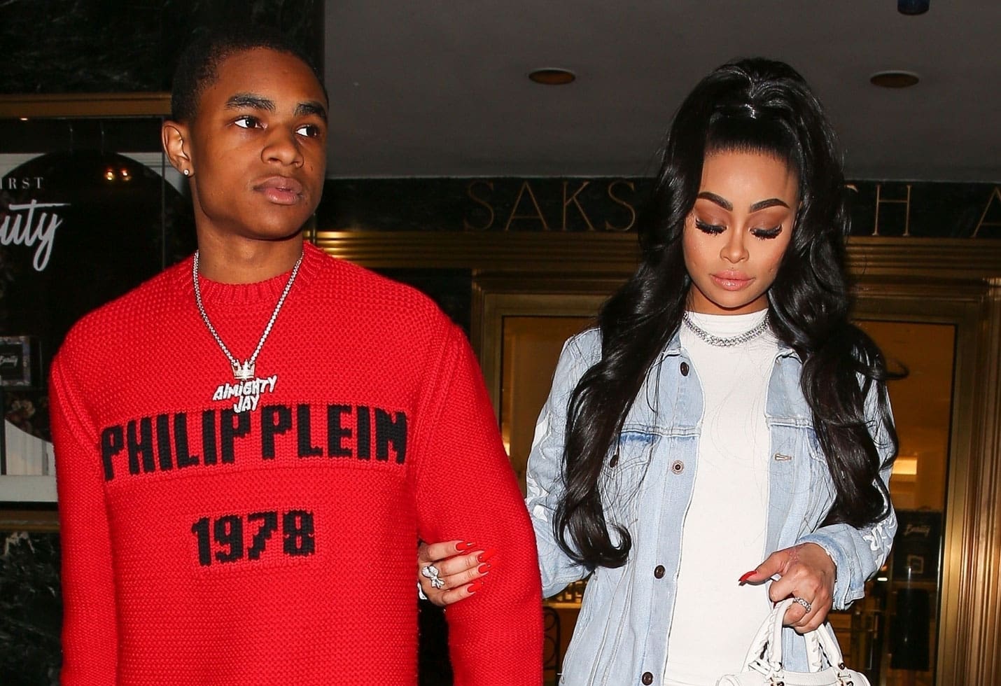 Blac Chyna And YBN Almighty Jay Reunite At The Club - See The Video