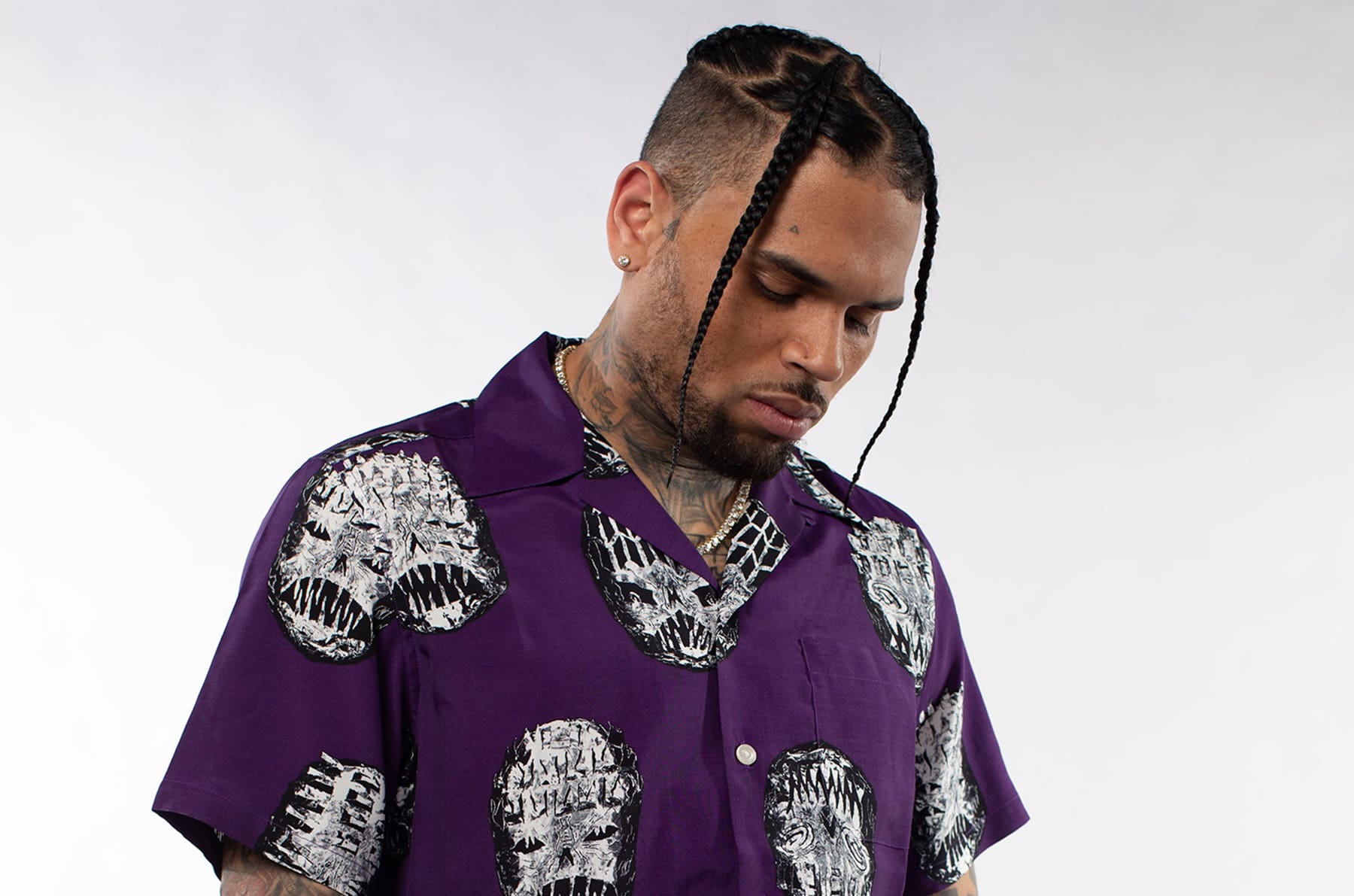 Chris Browns starry hairstyle  27 Of HipHops Most Iconic And  Unbelievable  Capital XTRA