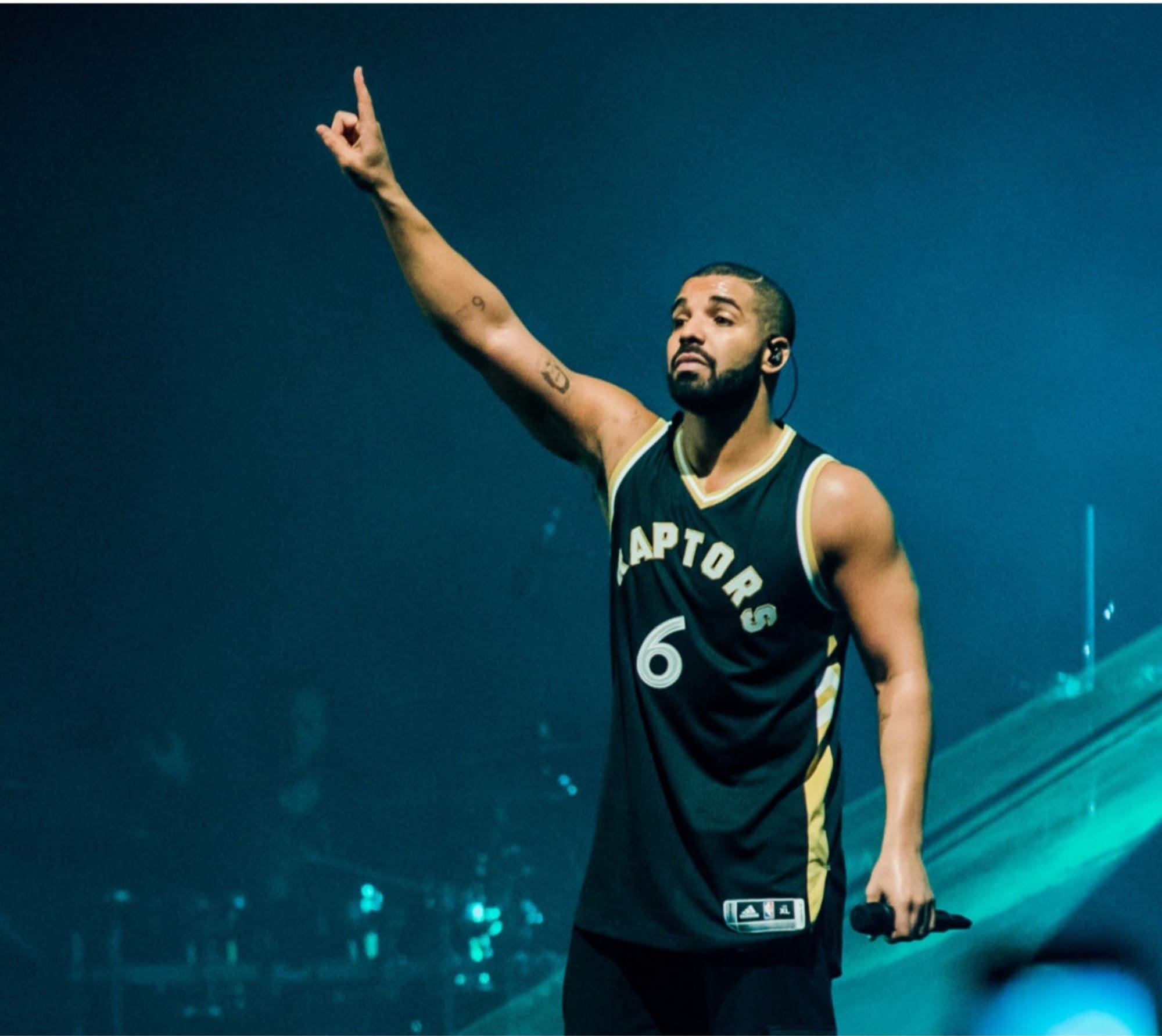 Drake Toronto Raptors Basketball Pickup Game
