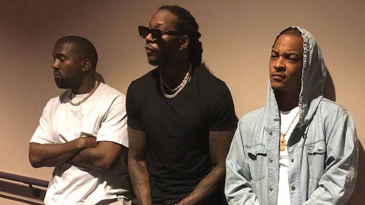 T.I. Links Up With Kanye West And Fans Are Surprised That Kim's Husband Is No Longer 'Canceled'