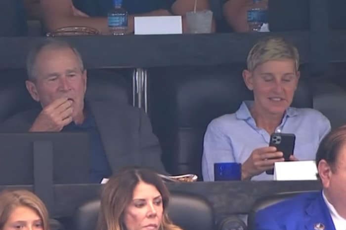 Ellen DeGeneres Sat Next To George W. Bush At The Cowboys Game And The Internet Can't Handle It