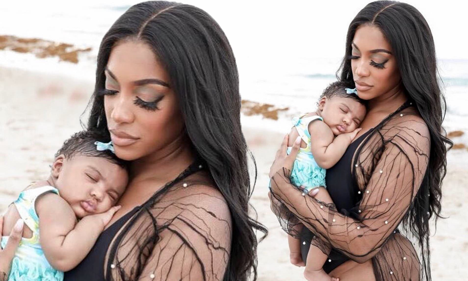 Porsha Williams Strikes A Pose With Her Bestie - Fans Finally Get To See Baby PJ Smiling