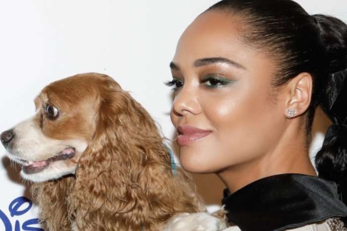 Tessa Thompson Is Stunning With Pooches And Peplum At Manhattan Screening Of Disney's Streaming-Only Lady And The Tramp