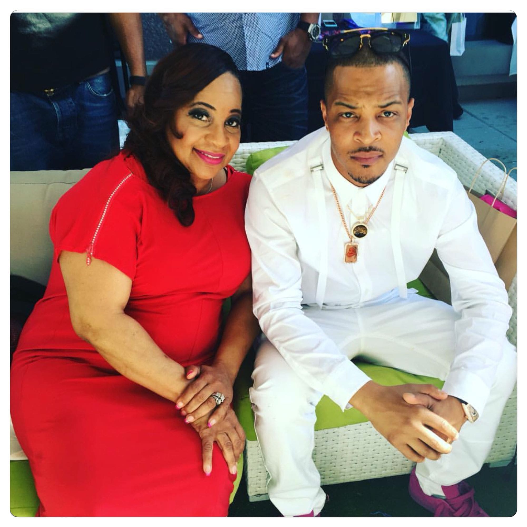 T.I. Shares A Photo Featuring Himself And His Mom, Violeta, Whom He Calls His 'Oldest Daughter'