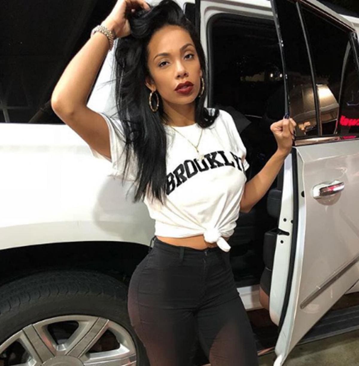 Erica Mena Shows Fans How She's Taking Care Of Her Growing Baby Bump