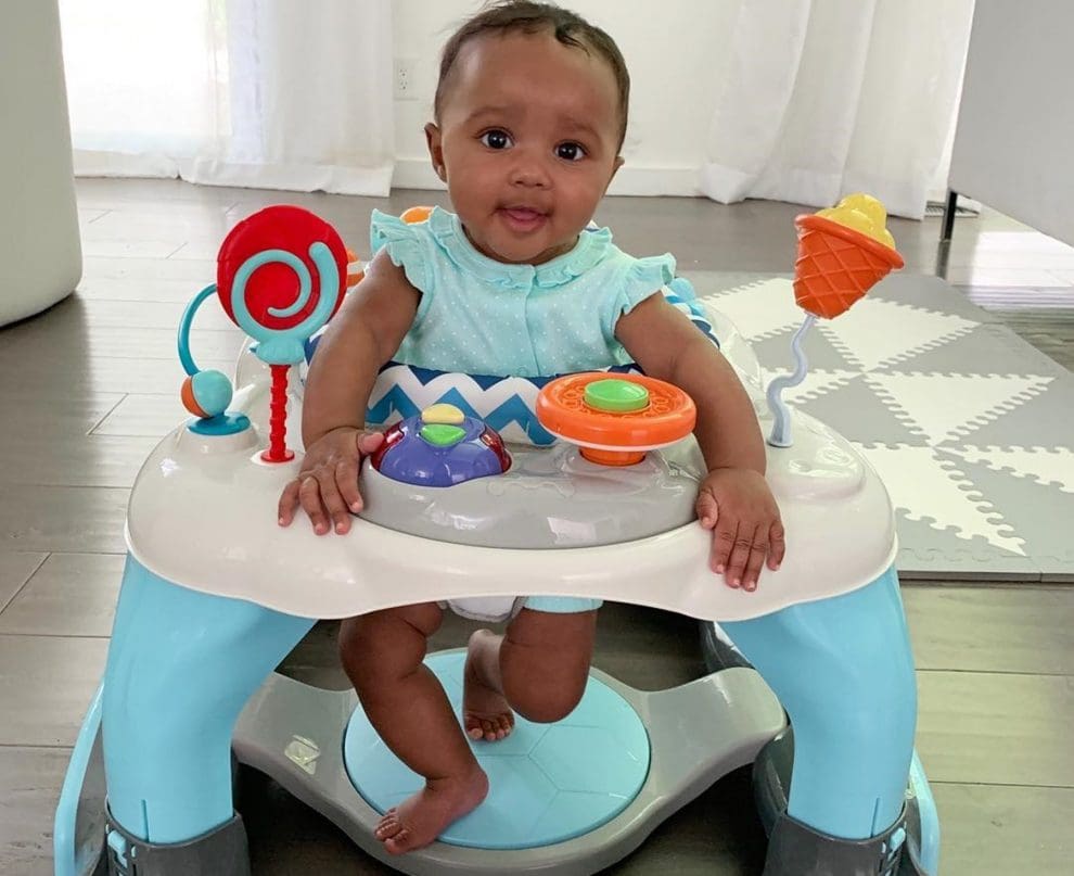 Kenya Moore's Baby Girl, Brooklyn Daly Is The Happiest Surrounded By 'Hello Kitty' Toys