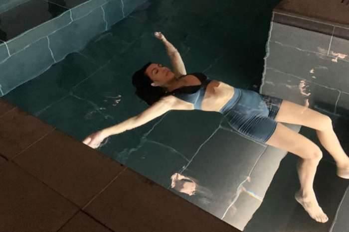 Kourtney Kardashian Swims In Skims While Staying In Japan