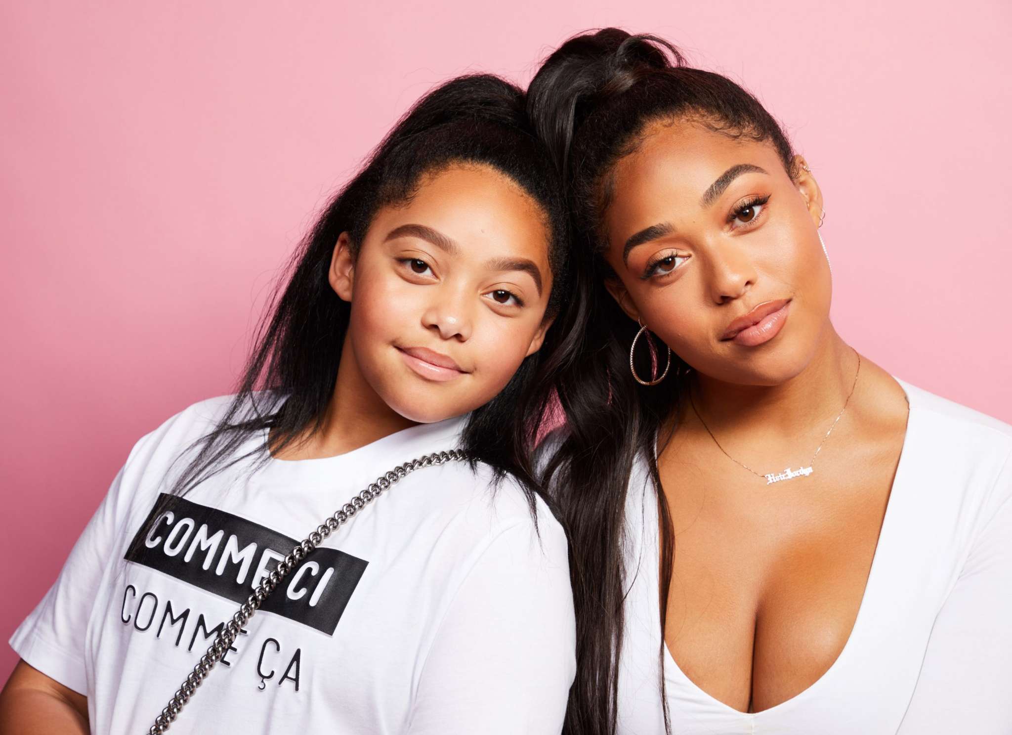 Jordyn Woods Is Twinning With Her Sister While Promoting Her Recently Released Lashes - See The Videos