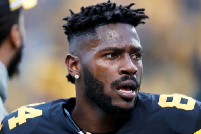 Antonio Brown Greeted By Three Police Cruisers Due To Baby Mama Fiasco