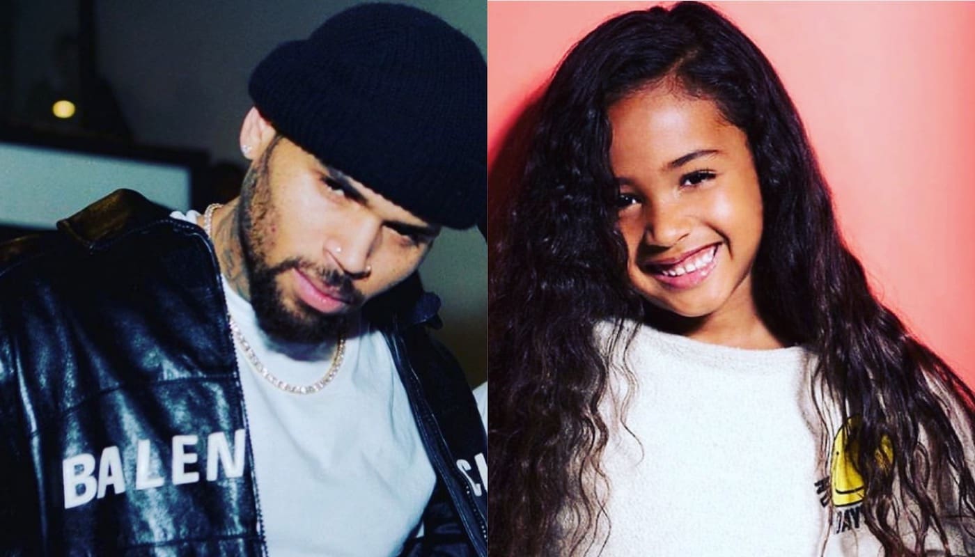 Chris Brown's Photo Of Royalty Brown Changing The Diapers Of Her Brother, Aeko, Has Fans In Awe