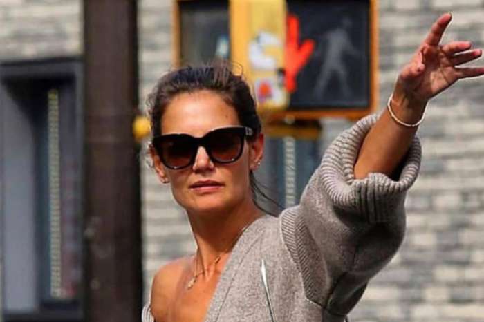 Revisiting Katie Holmes And The Khaite Scarlett Cardigan and Eda Bralette On Her 41st Birthday