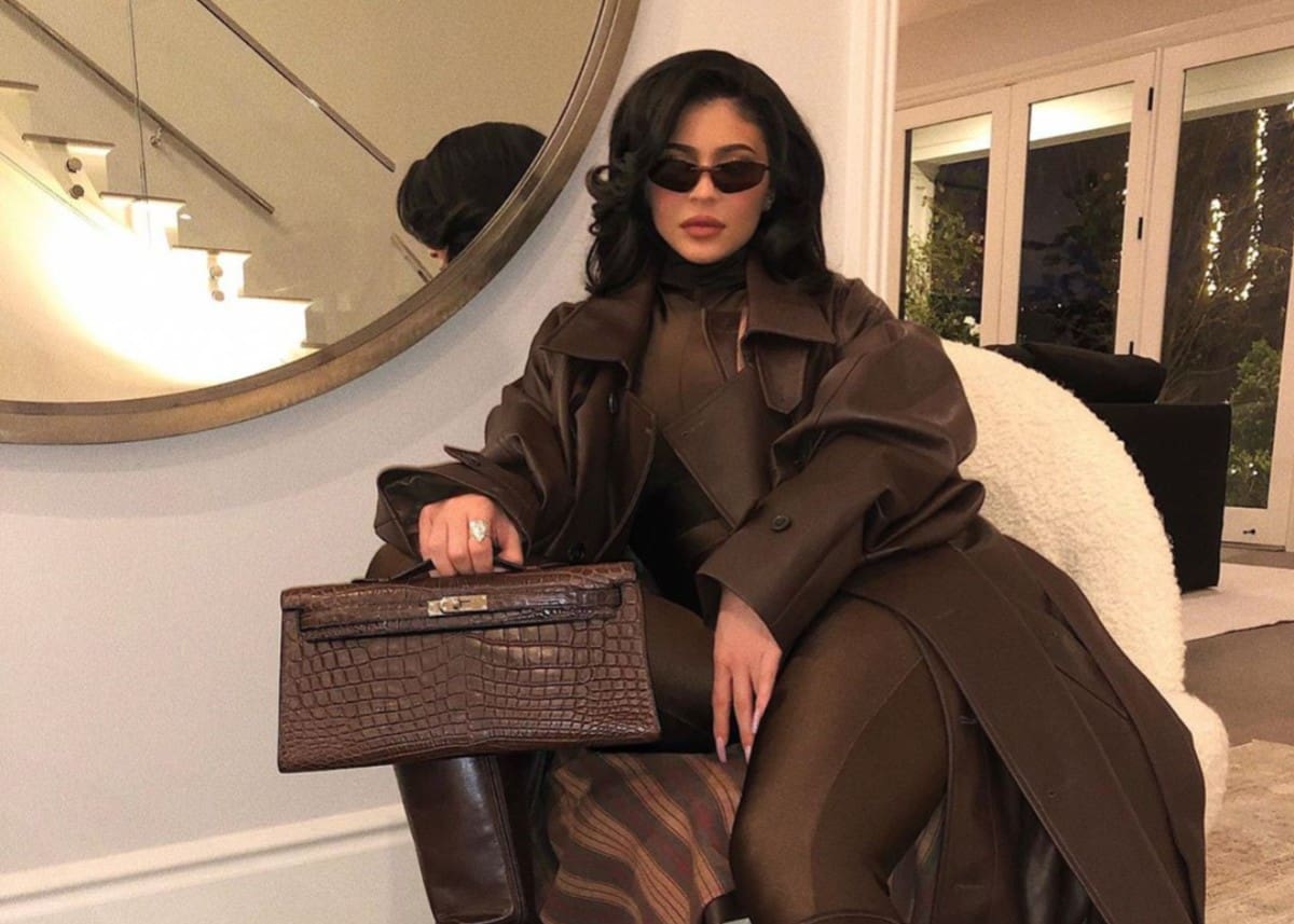 Kylie Jenner Stuns In Chocolate Brown Outfit Celebrity Insider
