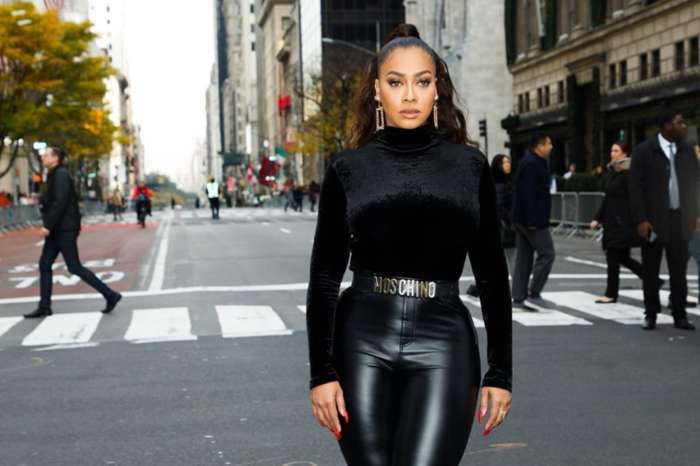 La La Anthony Has Fans Confused After She Shares Photos In Skin-Colored Latex Outfit