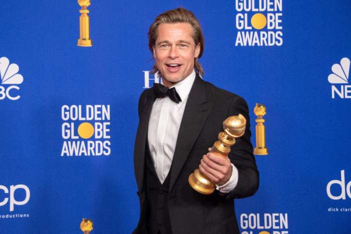 Brad Pitt Wins Best Supporting Actor Golden Globe As Jennifer Aniston Looks On — Watch Video