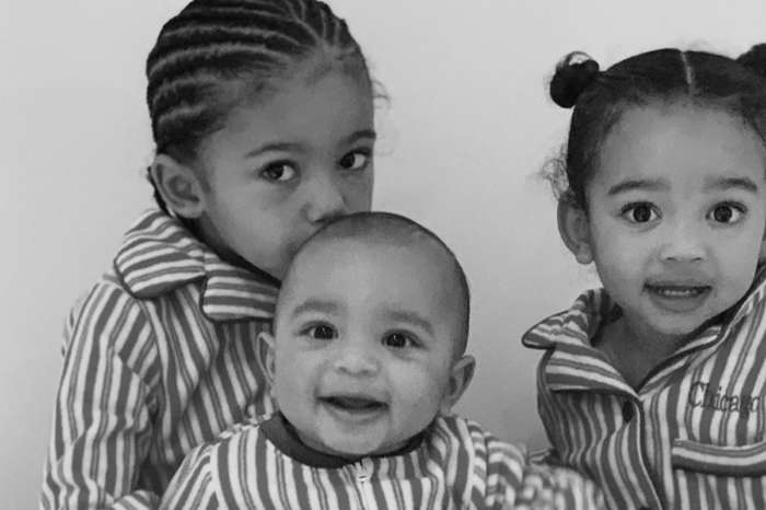 Kim Kardashian Shares Adorable Photo Of Saint, Chicago And Psalm West Who Is All Smiles!